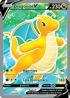 Dragonite V Pok Mon Go De Jcc Pok Mon Base De Datos De Cartas De