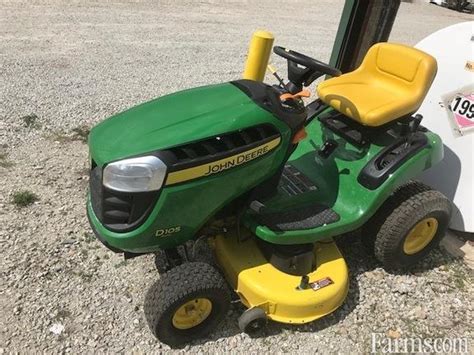 John Deere 2016 D105 Riding Lawn Mowers For Sale