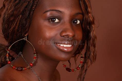 Belle Fille Africaine Photo Stock Image Du Visage Beau