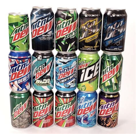 List Of All Mountain Dew Flavors Ever Made