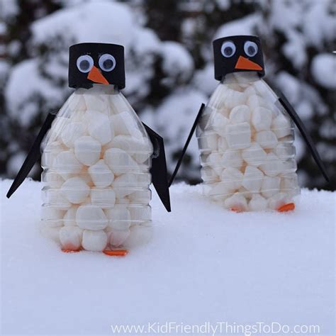 How to Make an Adorable Water Bottle Penguin Craft for Kids