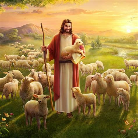 Jesus With Sheep Wallpapers - Wallpaper Cave