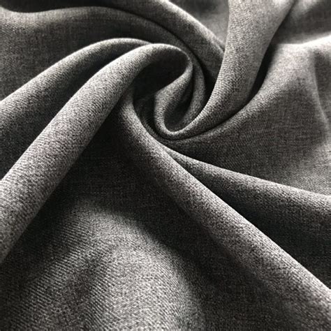 Polyester Twill Melange Stretch Gabardine Waterproof Fabric 240 Gsm