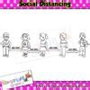 Social Distancing Clip art – Kids Approved