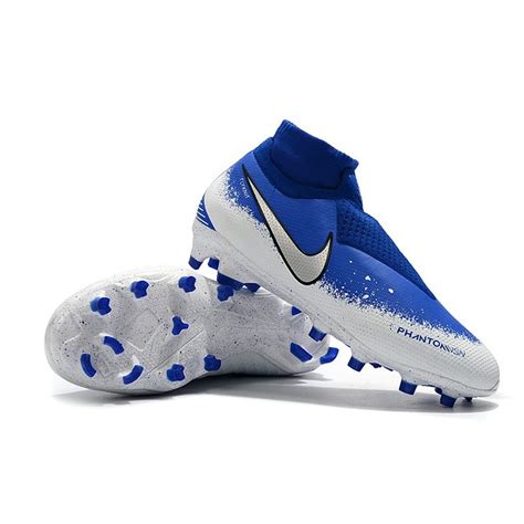 Nike Tacos De Futbol Phantom Vsn Elite Df Fg Azul Blanco