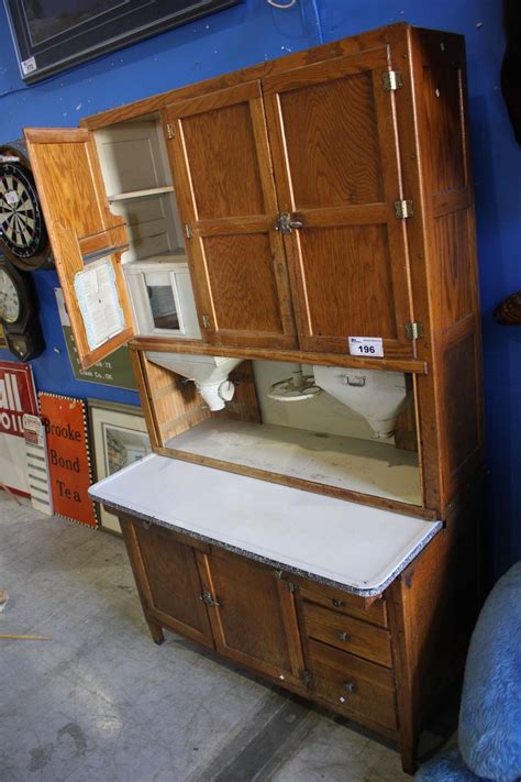 Antique Hoosier Kitchen Pantry Cabinet