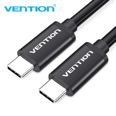 Vention Type-C Male to Type-C Male Cale 1.5M CAUBG (Black) - Buy ...
