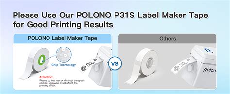 Amazon POLONO P31S Label Maker Machine With Tape Portable