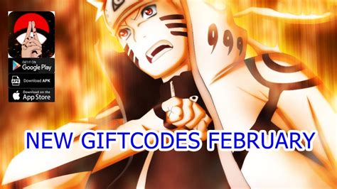 Ultimate Wars Awaken New 6 Giftcodes February Naruto RPG Game