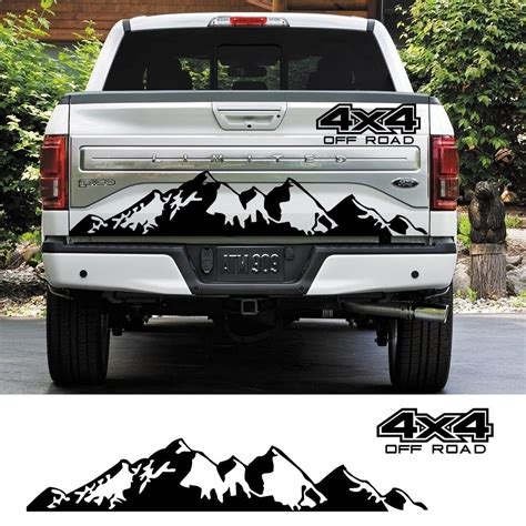 Car Sticker X Off Road Graphic Vinyl Decal For Ford Ranger Raptor