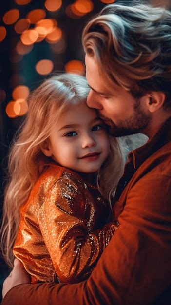 Premium Ai Image Father Hugging His Daughter In Father Day Made With