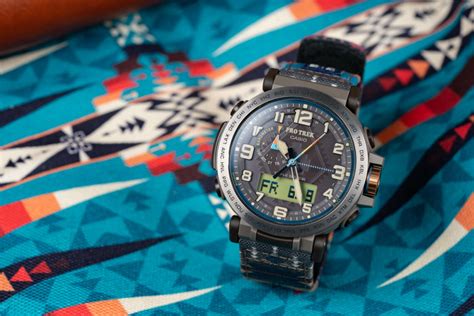 Watch Review Casio Pro Trek Pendleton Collaboration Ablogtowatch