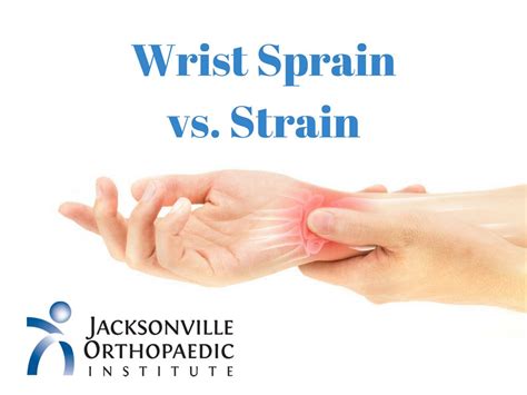 Wrist Sprain vs Strain