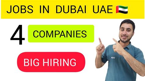 4 COMPANIES JOBS IN DUBAI UAE WALK IN INTERVIEW Foughty1 YouTube