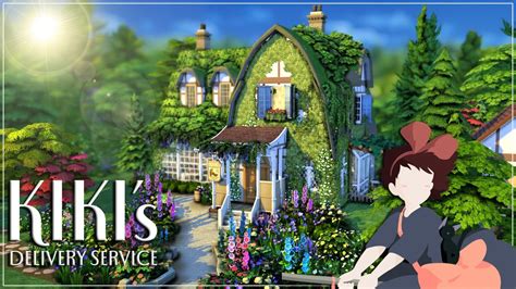 Kikis House🎀 Studio Ghibli The Sims 4 Speed Build Nocc Youtube