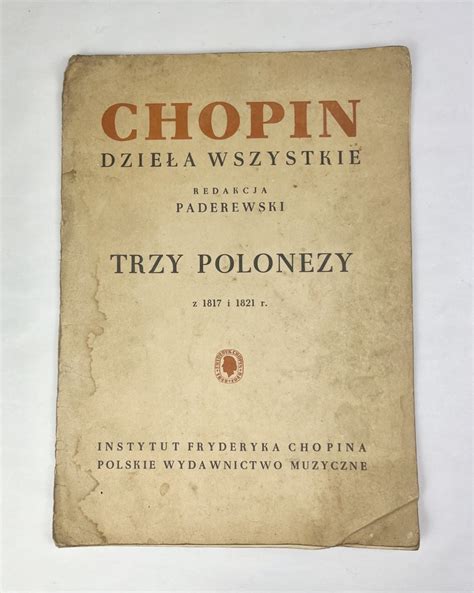 NUTY Chopin Trzy polonezy na fortepian Brześć Kujawski Kup teraz