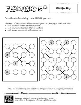 February Brain Teasers and Critical Thinking Challenges- Enrichment Folder