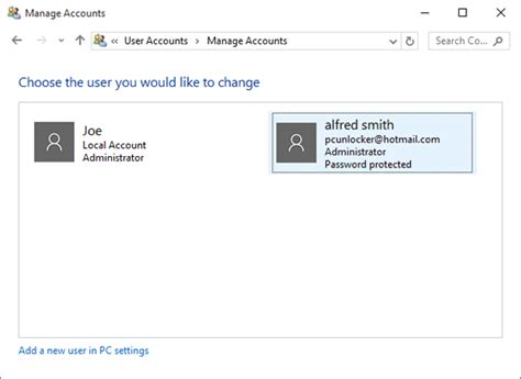 how to change my microsoft account