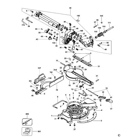 Dewalt Miter Saw Parts Diagram My Wiring Diagram