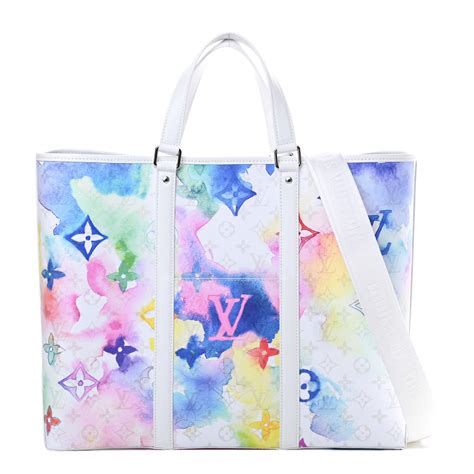 LOUIS VUITTON Monogram Watercolor New Tote GM Multicolor 734679