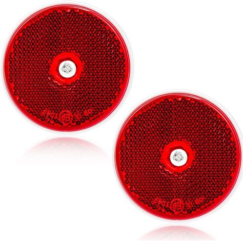 Darkguard Xtrailer Rear Reflectors Bolt Screw Round Mm Red