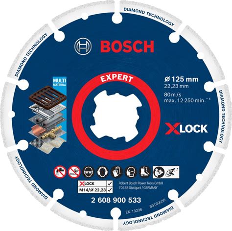 Bosch Disque Tron Onner X Lock Expert Diamond Metal Wheel X