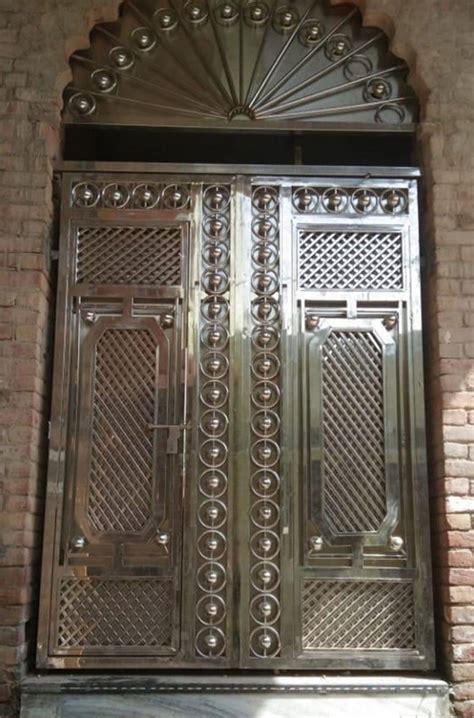 Polished Stainless Steel Door For Home Thickness Mm At Rs Sq