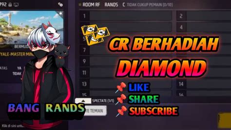 LIVE FF CR BERHADIAH YouTube