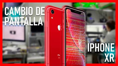 SUSTITUCIÓN de PANTALLA iPhone XR Mundo del móvil YouTube