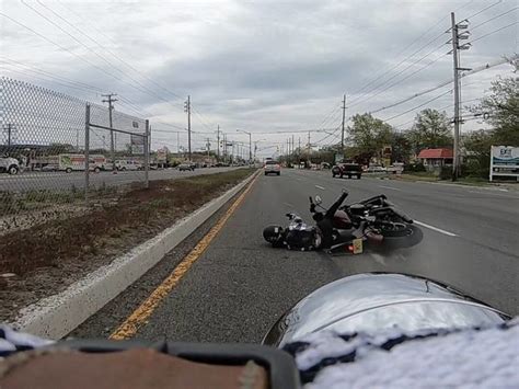 Terrifying Nj Motorcycle Crash Video Fuels Highway Pothole Gripes Point Pleasant Nj Patch