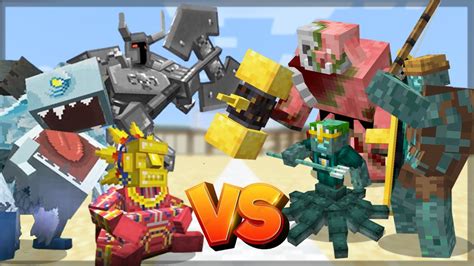 Minecraft Mowzies Mobs Vs Novos Mutantes Picos Batalha De Mobs