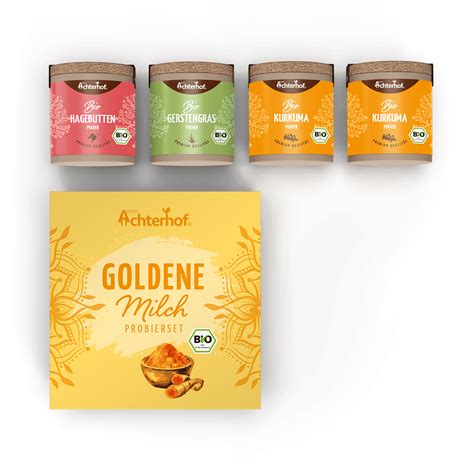 Goldene Milch Probierset Bio