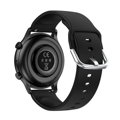 CY19 1.32 inch AMOLED Screen Silicone Strap Smart Watch, Blood Oxygen