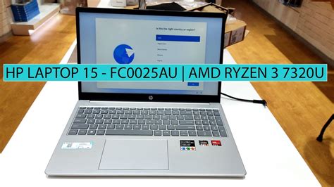 Hp Laptop 15 Fc0025au Amd Ryzen 3 7320u Youtube