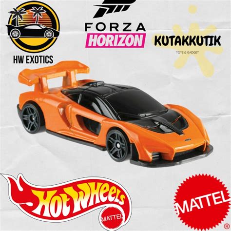 Jual Hot Wheels Mclaren Senna Orange Forza Horizon Hw Exotics