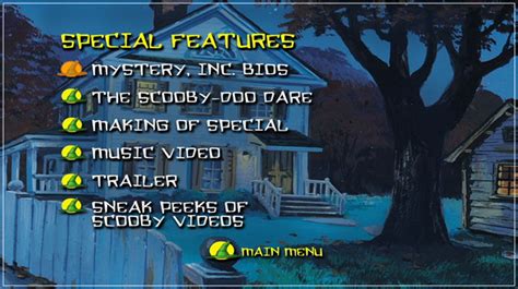 Scooby-Doo and the Witch’s Ghost (1999) – DVD Menus