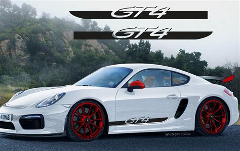 Porsche Cayman Gt4 Side Graphics Vinylsportclassic