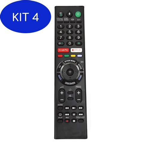 Kit Controle Remoto Tv Sony Bravia Rmt Tz Vc Wlw Controle