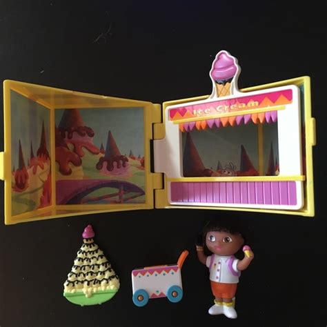 Mattel | Toys | Mattel Dora The Explorer Ice Cream Shop Toy Folding ...