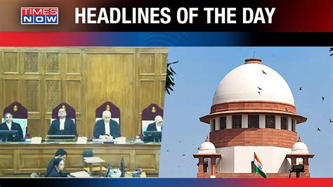 Supreme Court Upholds 10 Quota For Ews Cji And Justice Bhat Against Ews Quota Top Headlines