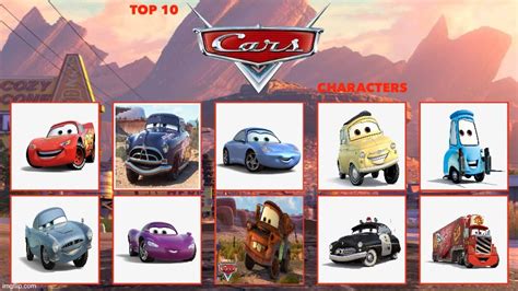 My Top 10 Cars Characters by raymondrules65 on DeviantArt