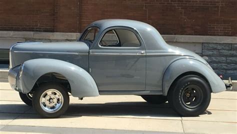 1941 Willys Coupe Gasser Americar Hot Rod Original All Steel Classic Willys 441 1941 For Sale