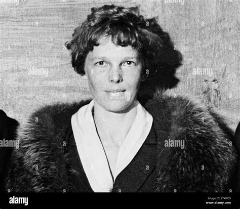 Vintage Photo Of American Aviation Pioneer And Author Amelia Earhart