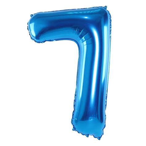 Agar Shop 32INCH Royal Blue Foil Balloon Big Number Foil Balloon