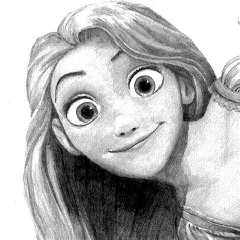 disney tangled rapunzel drawing
