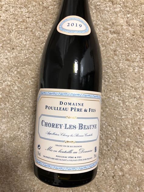 2019 Domaine Poulleau Père Fils Chorey les Beaune France Burgundy