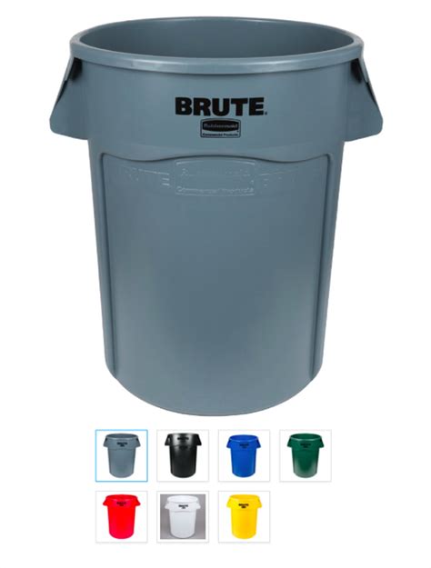 Contenedor De Basura 44 Gal Rubbermaid Fg264360 Brute 44 Gallon Trash