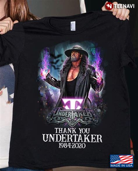 Mark William Calaway Thank You Undertaker 1984-2020 | TeeNavi | Reviews ...