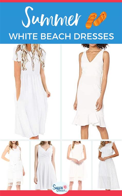 Casual White Beach Dresses Flattering Summer Dresses For