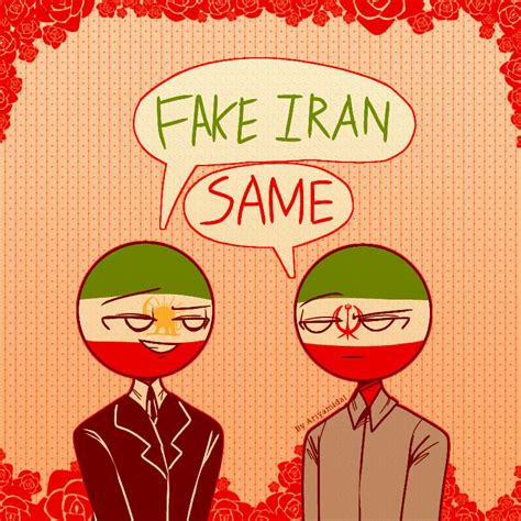 Countryhumans Iran And Iran By Ariyamidai On Deviantart